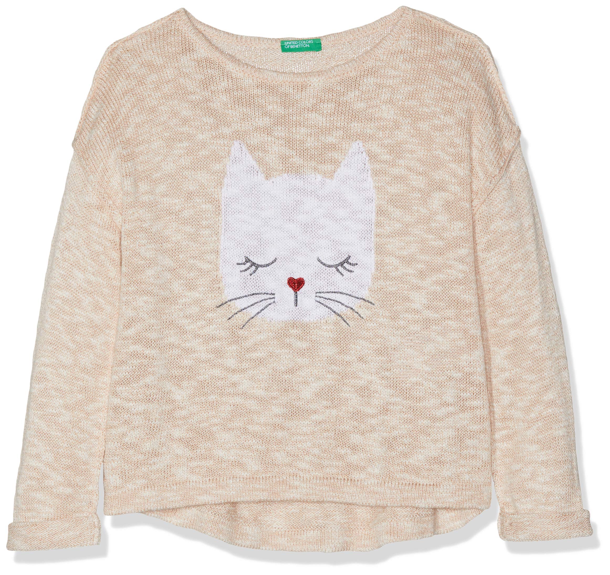 United Colors of Benetton Girl's Sweater L/S Jumper