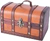 Vintiquewise ( TM صندوق كنز من الجلد الجلدي المزخرف ( صندوق صغير فقط )
