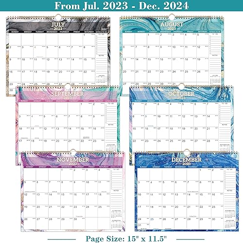 Miniatura 5 de Calendario de pared 2023  Calendario de pared 2023 mensual enero de 2023 a diciembre de 2023 115 x 15 pulgadas calendario 2023 con fechas julianas