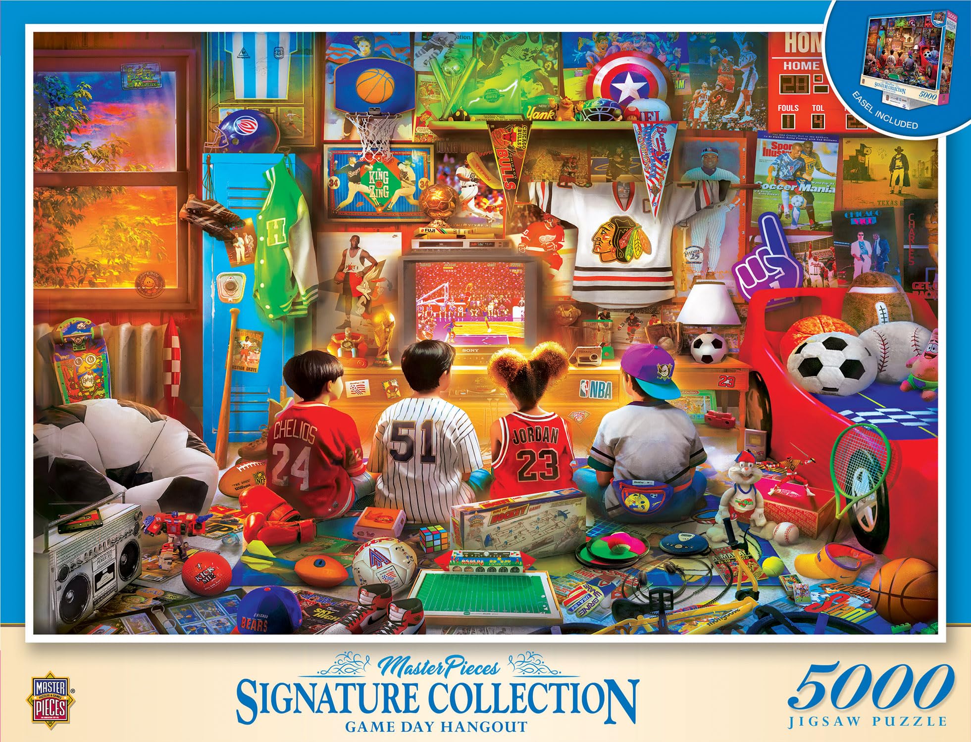 MasterPieces Game Day Hangout 5000 Piece Jigsaw Puzzle