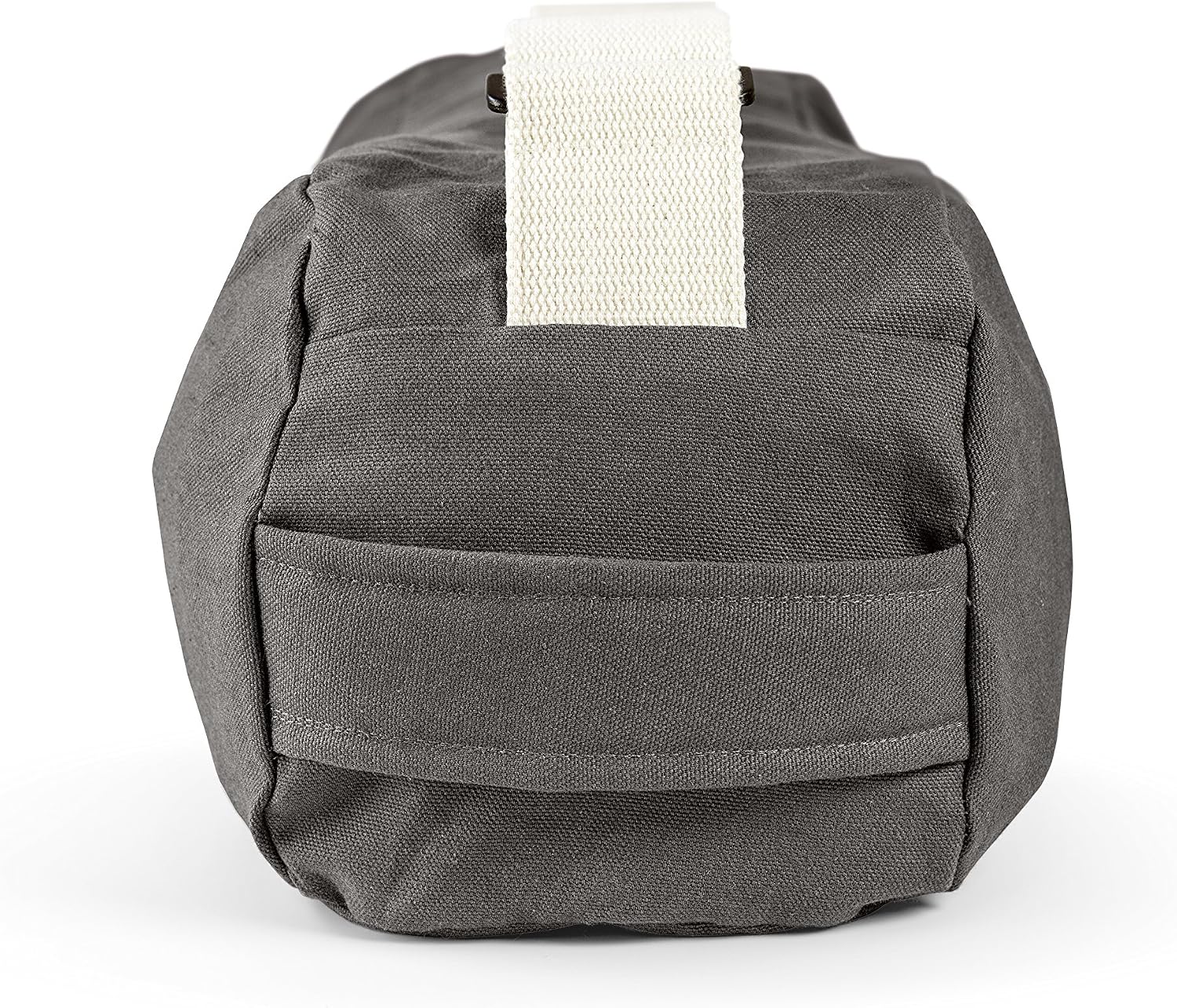 Lotuscrafts Pune Yoga Bag - Fair Trade and Organic Cotton - Lots of Space for Yoga Mats and Equipment Anthracit - Image 4