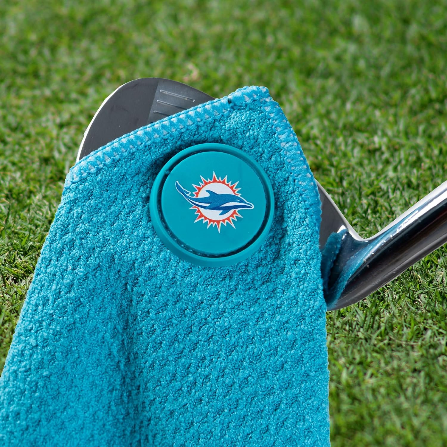 Team Golf / Parrot Paddles NFL Miami Dolphins Magnetic Microfiber Towel