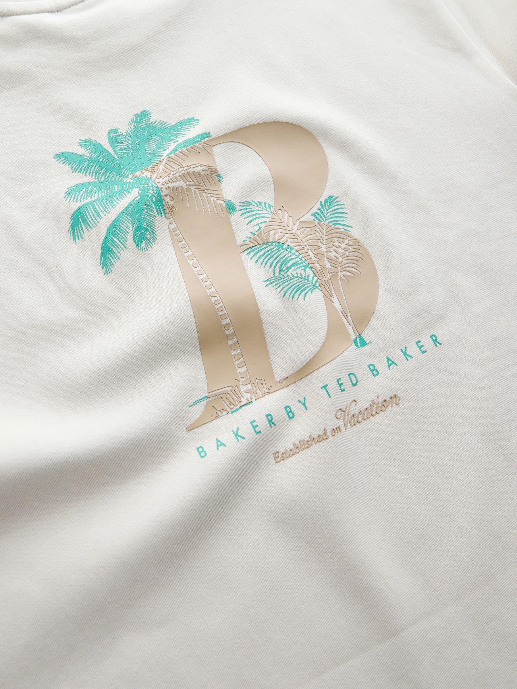 Baby Jungen Grafik-T-Shirt und gestreifte Hose im Set