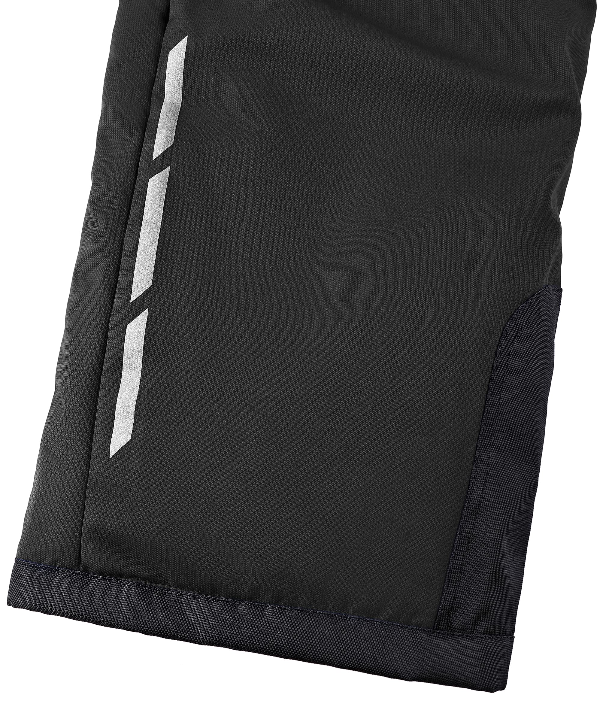 BenBoy Niño Pantalones de esquí para Softshell Impermeable Térmico Calidez Versátil Correas Ajustables Peto para Montaña Senderismo Nieve Escalada HXK7223-Black-176