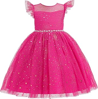 Girls Sequin Formal Dress Kids Fancy Sparkly Pageant Party Birthday Prom Princess Ball Gown Dresses for Girls