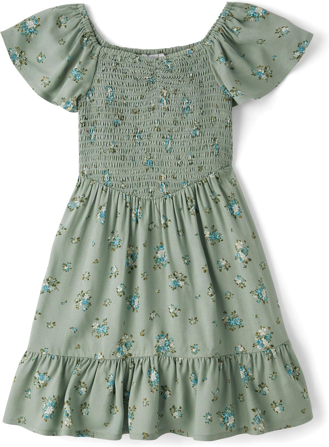 The Children's Place girls Floral Smocked...