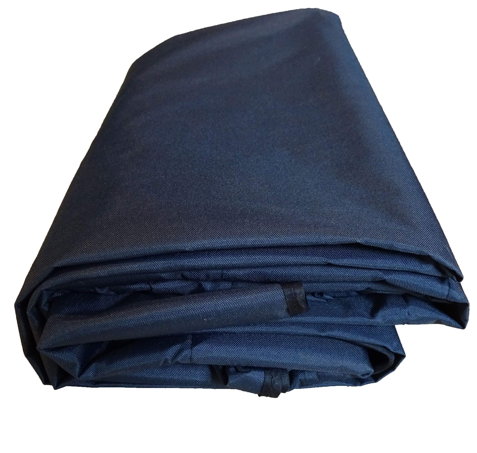 QUICK STAR Techo Columpio 200 x 145 cm Azul Impermeable | Funda Repuesto Balancin | Toldo de Reemplazo Universal UV 50 | Cubierta para Columpio de Jardín de 3 Plazas