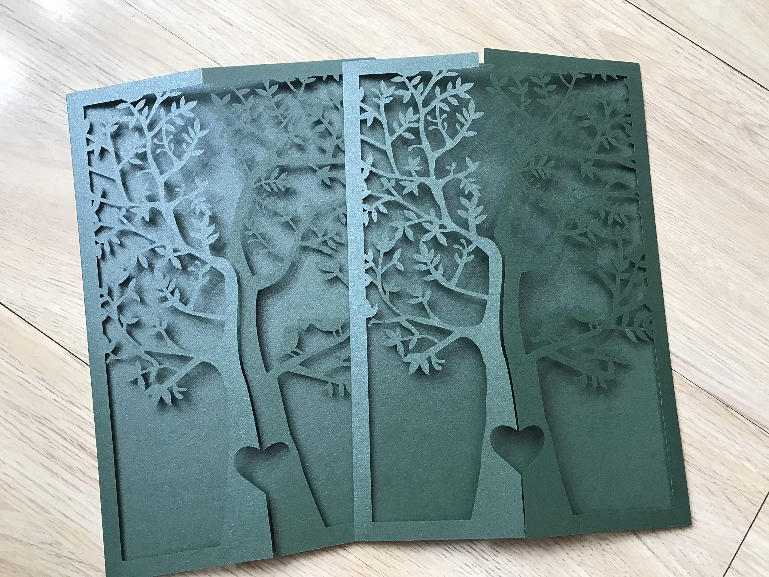 Buy Tree Laser Cut Wedding Invitation Cards,Laser Cut Wedding Invite