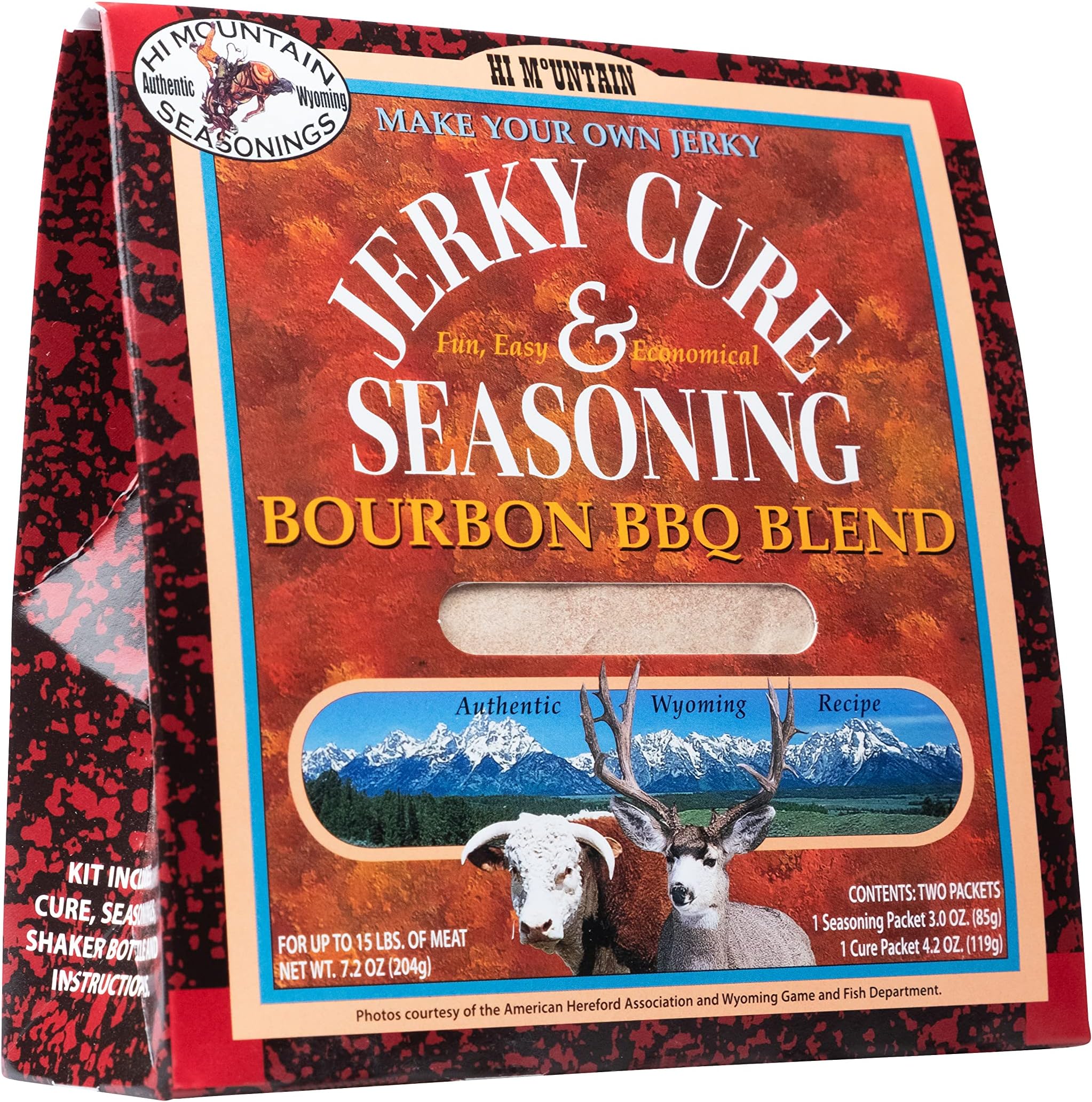 Hi Mountain Jerky Seasoning and Cure Kit BOURBON BBQ