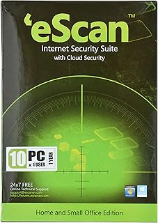 Escan Internet Security Suite with Cloud Security (2015) - 10 Users(DVD) Price In India