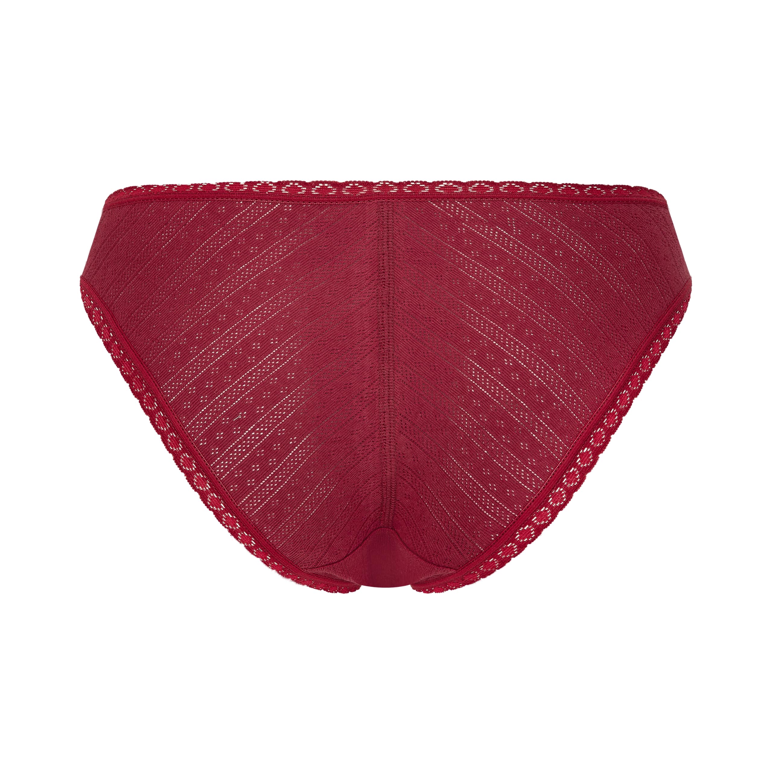 Slip da donna in 100% cotone biologico con design jacquard, biancheria intima comoda e sostenibile