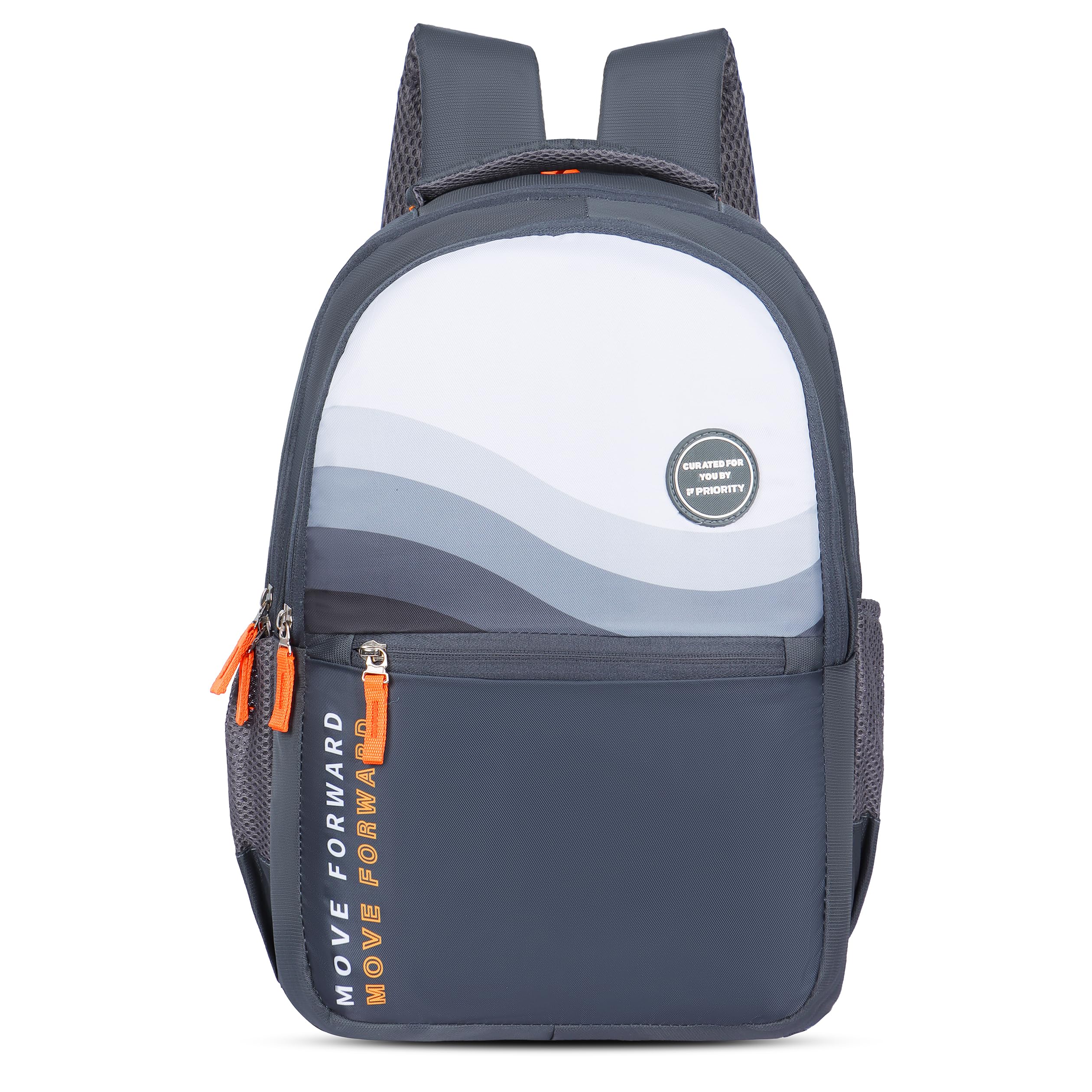 priority 19 Inch Durable PU College Backpack For Boys & Girls | Office Backpack For Men & Women | Casual Backpack For Unisex (Large | Dark Grey)-picture-21