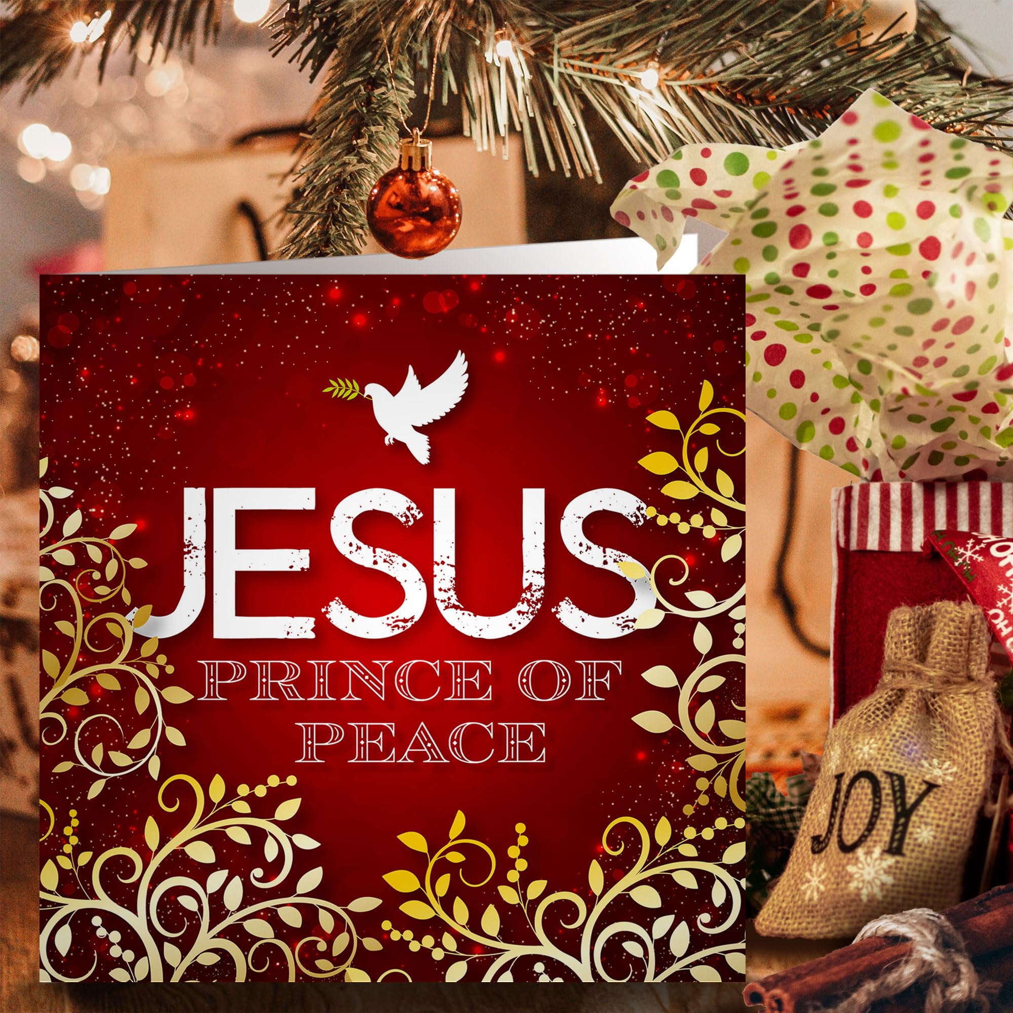 Christian Christmas cards, pack of 10, Jesus Prince of Peace - Image 4