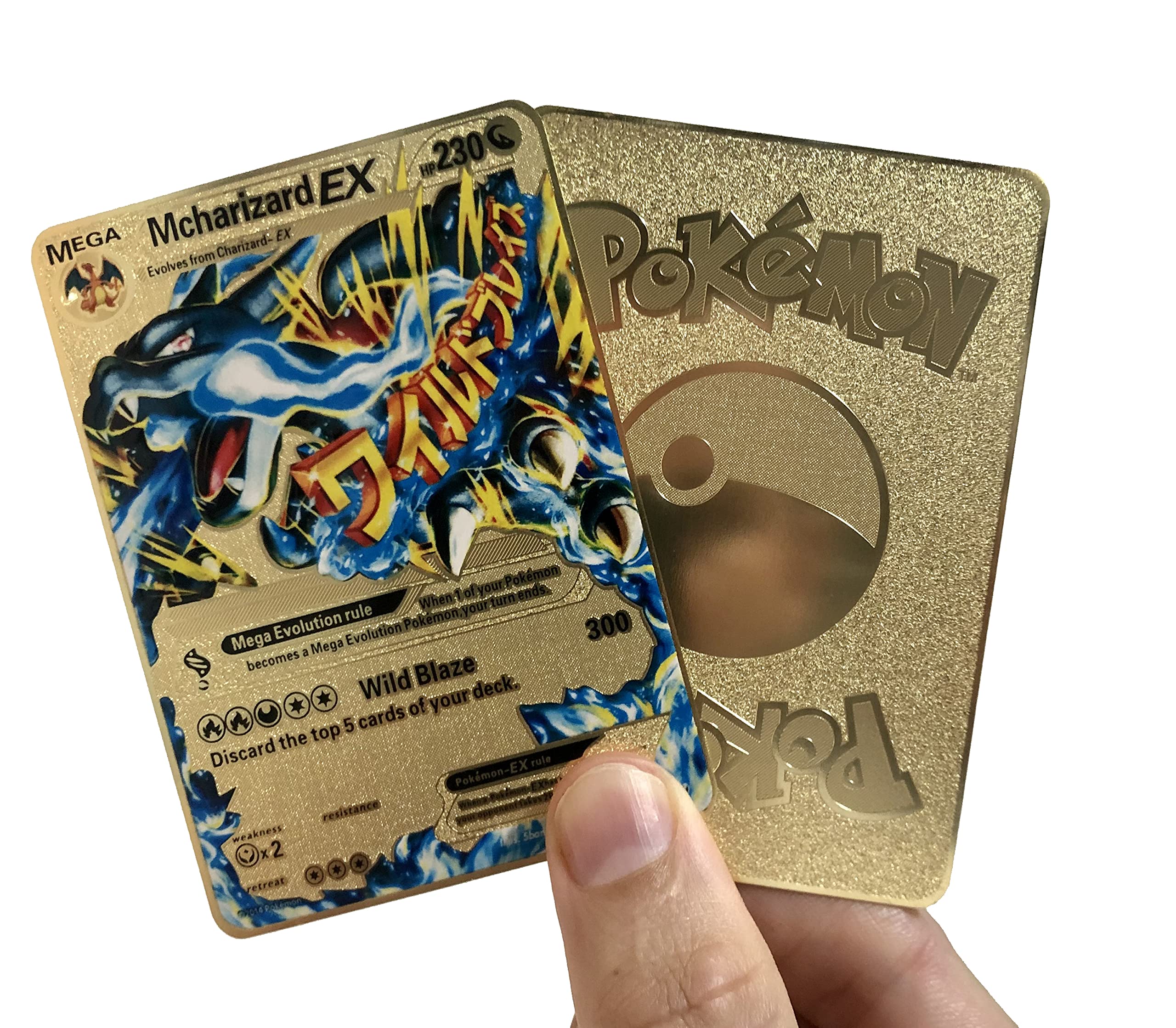 Buy M Charizard EX 108 106 Ultra Rare Gold Metal Pokemon Card 