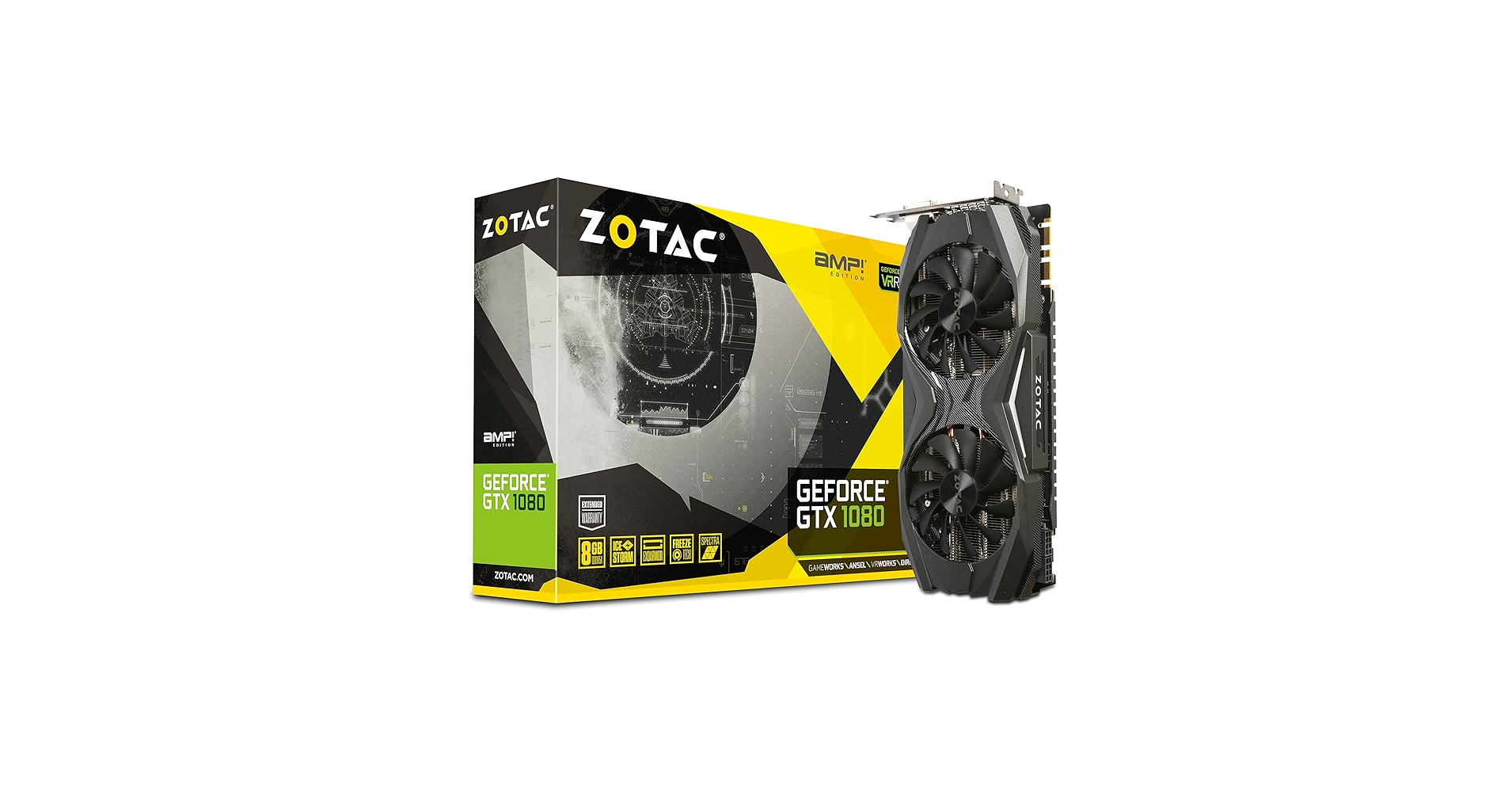 Amazon.com: ZOTAC GeForce GTX 1080 AMP! Edition, ZT-P10800C