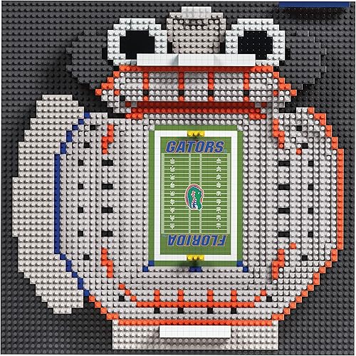 Miniatura 9 de FOCO NCAA Unisex Adulto 3D BRXLZ Puzzle Team Football Stadium