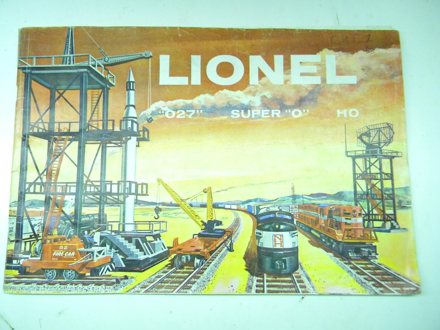 lionel 1958 Color Consumer Catalog Original O and HO Trains