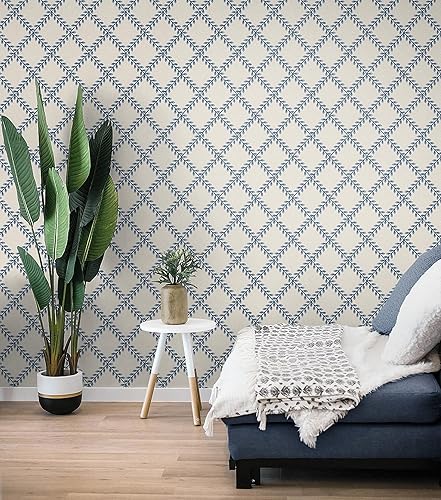 Vista 124 de Surface Style - Papel tapiz para despegar y pegar, papel tapiz floral para dormitorio, tocador, cocina, autoadhesivo, vinilo, cobertura de 30.75