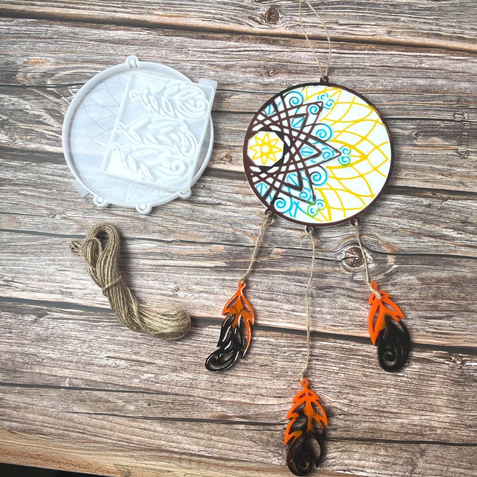 ドリームキャッチャー レジンアート