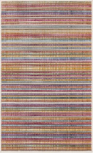 Miniatura 3 de Unique Loom Deepa Collection - Alfombra estática (2 pies x 3 pies 1 pulgada, rectangular, multi gris)