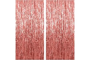 2 Pack Rose Gold Birthday Decorations