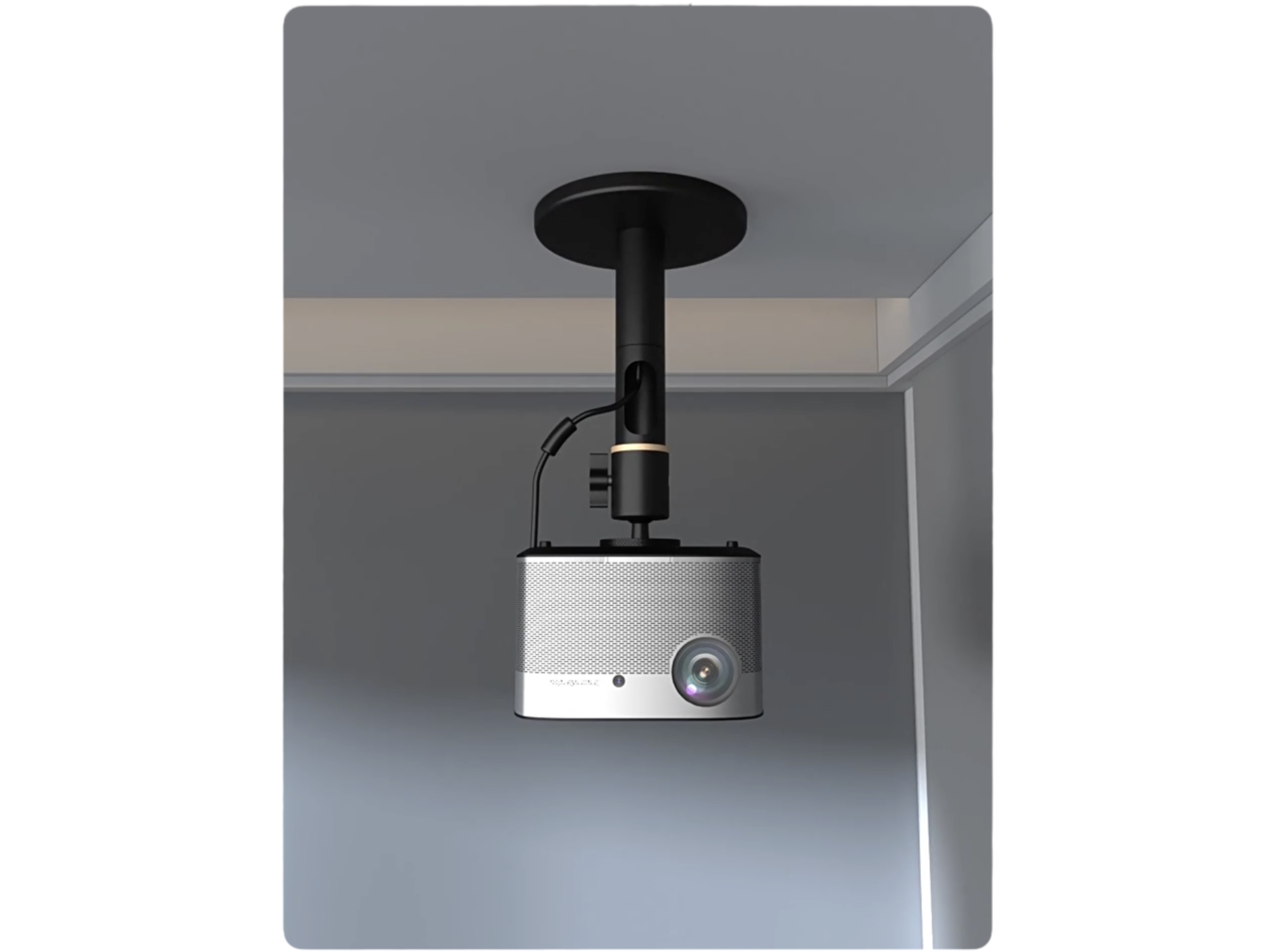 SUPPORTO MONTAGGIO STAFFA proiettore soffitto sospeso a parete universale EUR 31,47 - IT