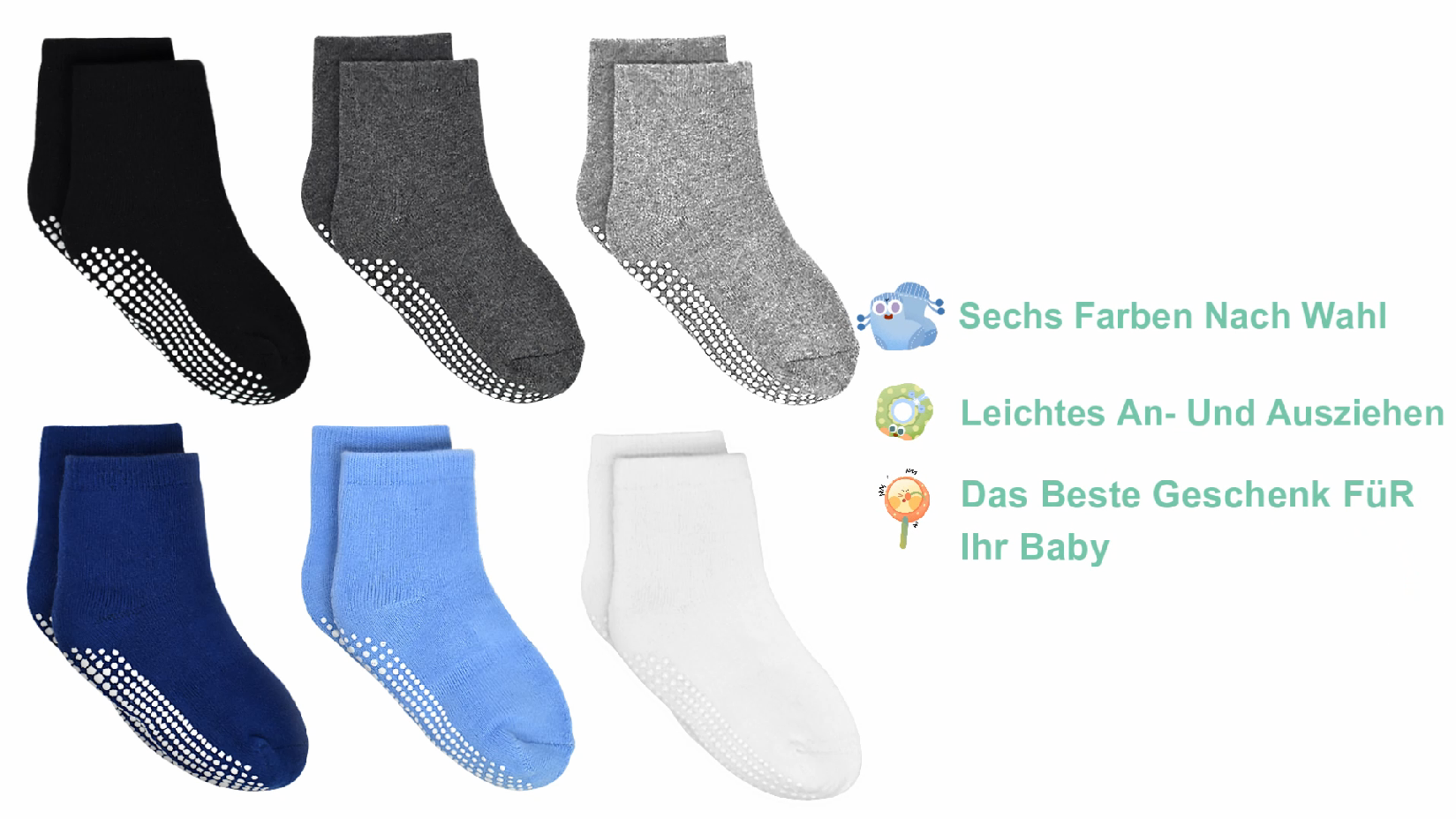 Sun City ABS-Socken Minnie Maus Mouse ABS Antirutsc Produktbild-Vorschau 6