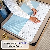 Vista 4 de Paquete de 24 hojas de ahorro de rompecabezas Puzzle Keeper conserva hasta 4 x 1,000 piezas Pegamento para rompecabezas y marco Accesorios