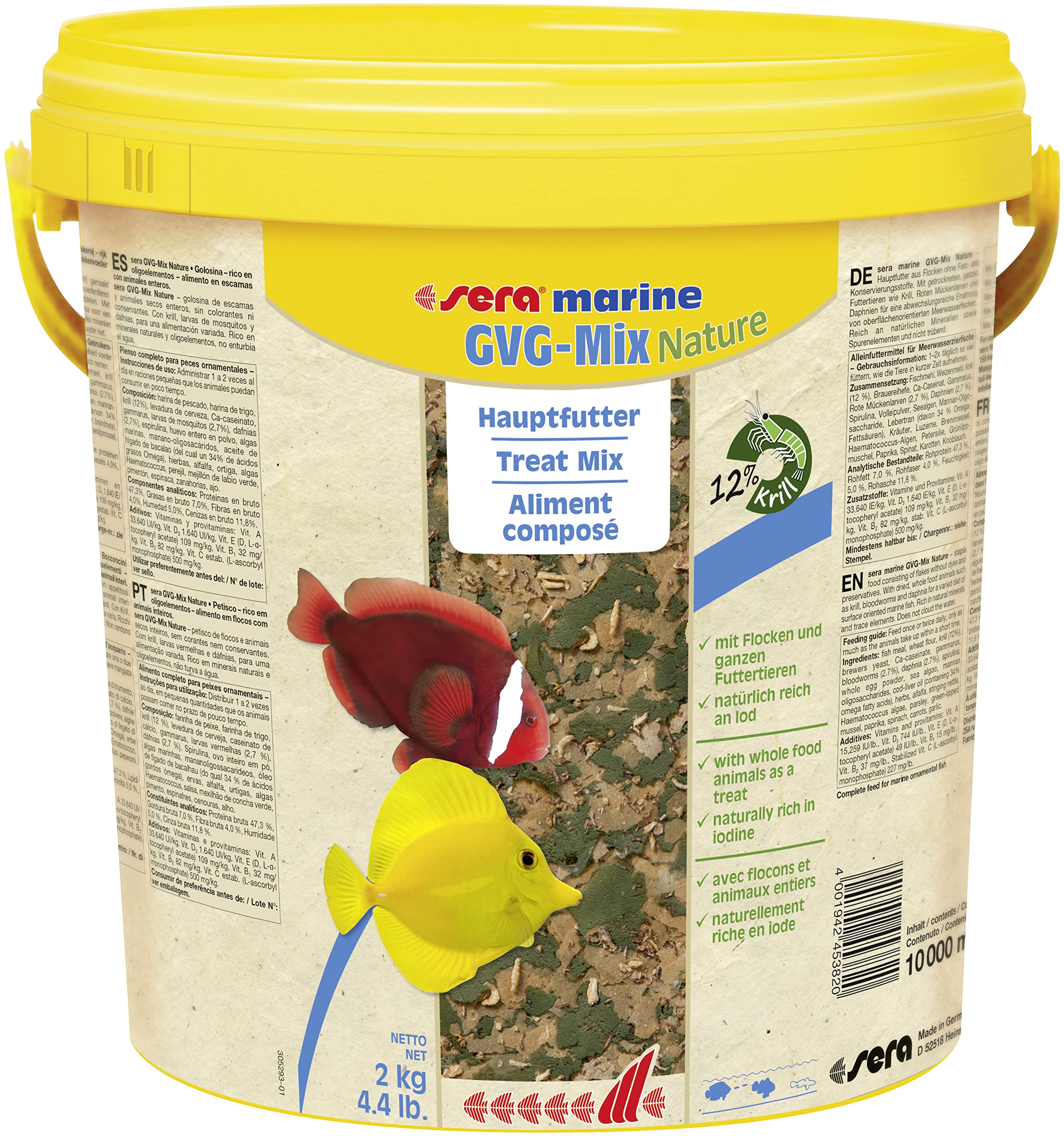 sera Marin GVG-Mix Nature Nourriture pour Aquariophilie 2000 g