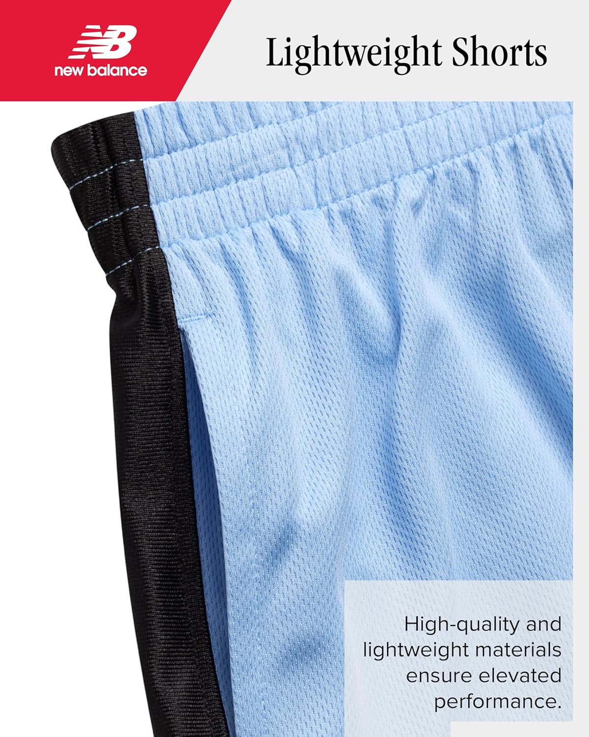 New Balance Boys Athletic Shorts - 2 Pack Moisture-Wicking Performance Mesh Active Boys Basketball Gym Shorts (4-20) - Image 4