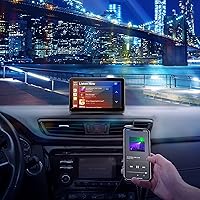 Vista 7 de Car and Driver INTELLIDASH PRO - Pantalla táctil IPS inalámbrica con Bluetooth, SiriusXM, Siri Assistant. Soporte para parabrisas de tablero