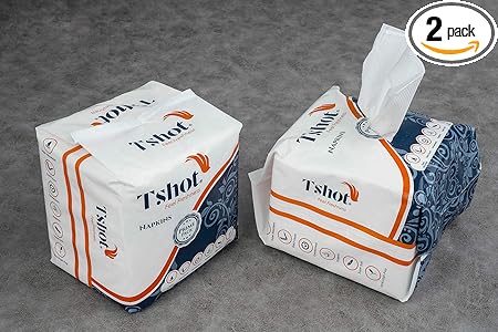 Tshot PRIME PACK Soft Facial Tissue Paper (Each Pack 100 Tissue ) (Pack Of 2)