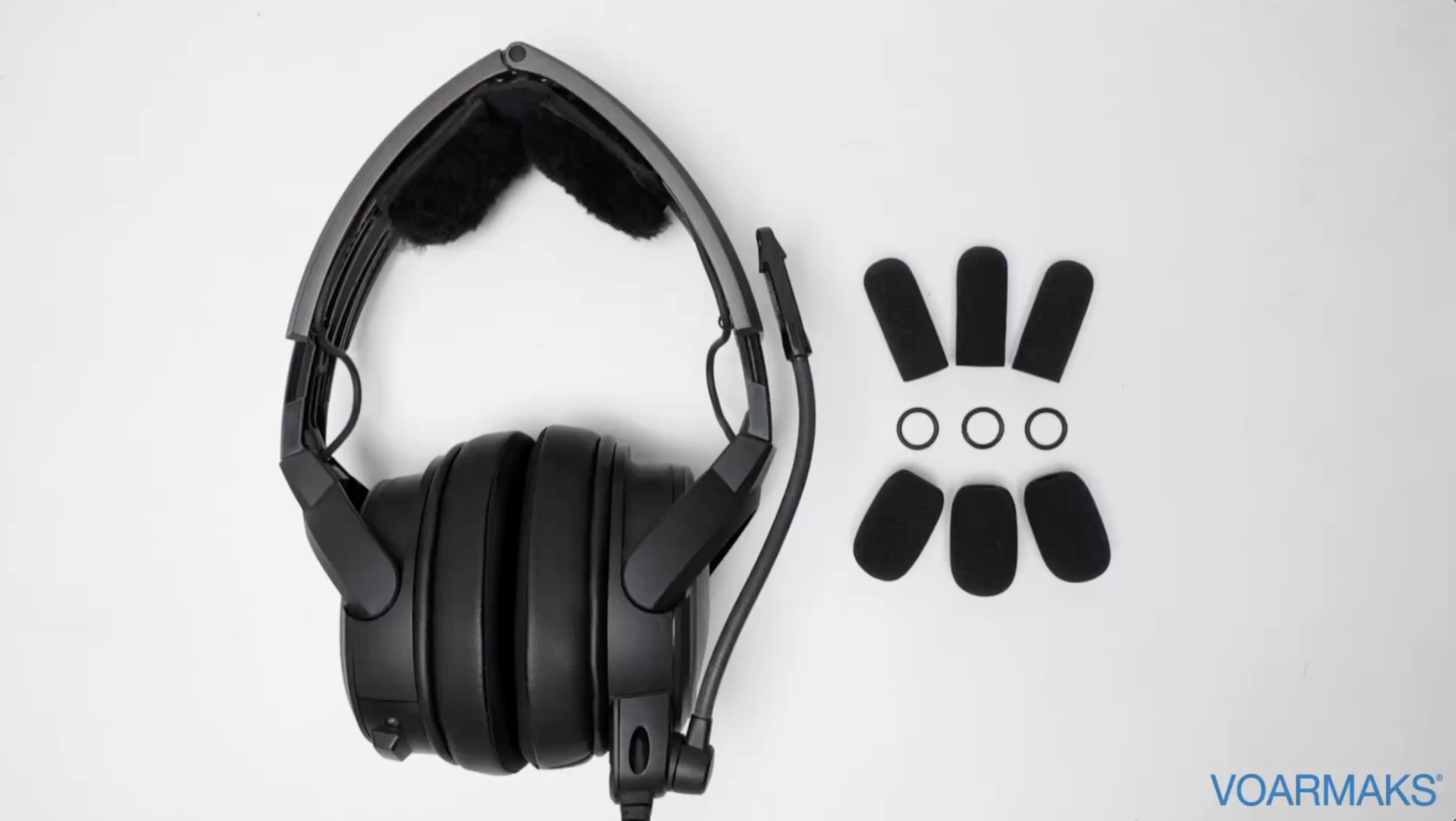 Coperture In Schiuma Per Microfono Bose Aviation X, A10, A20, A30 – 5 Pezzi Con Anelli Elastici, Lavabili E Facili Da Montare