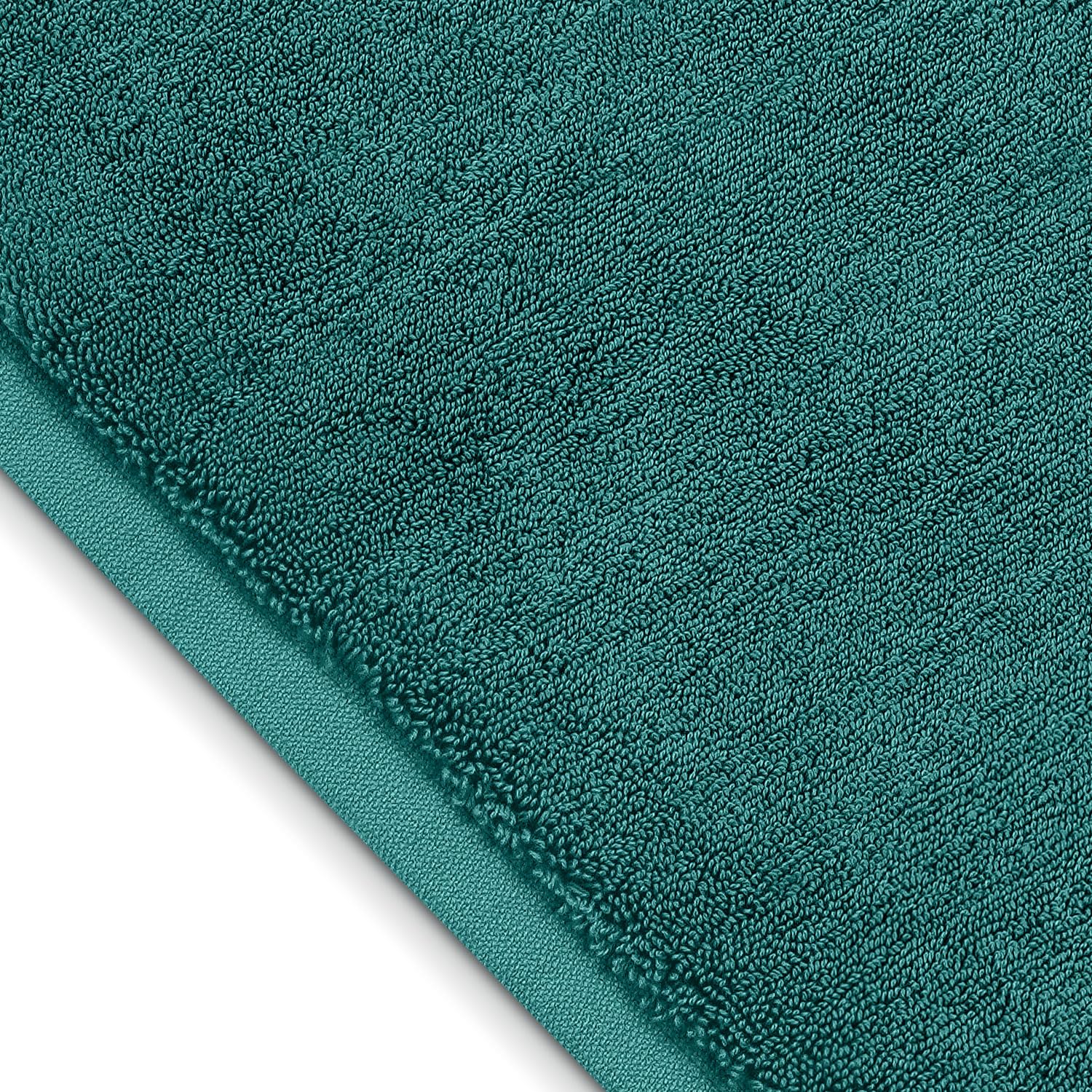 herzbach home Lot de 2 tapis de bain de qualité supérieure PURA - 50 x 70 cm - 100 % coton - Couleur : beige