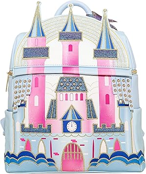 Danielle Nicole X Disney Sleeping Beauty Castle Mini Backpack - Fashion Cosplay Disneybound Cute Backpacks Multicolor
