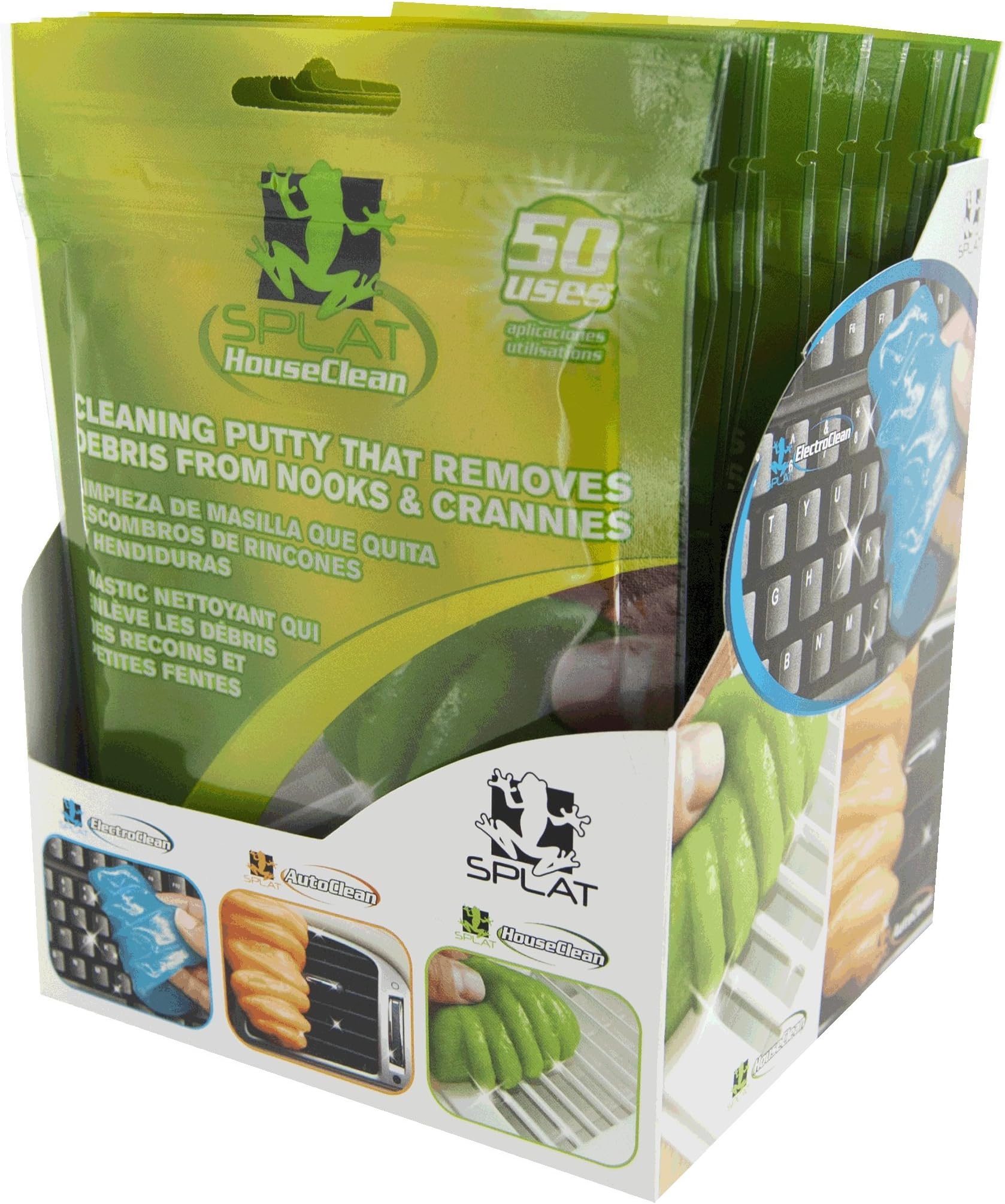 Vdera SPLAT-HC-3P Splat Greeen House Clean Case Pack - 3 oz.