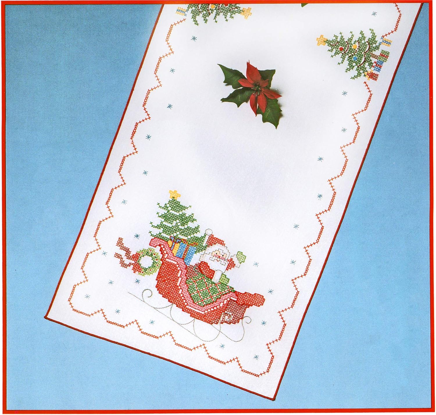 To All a Good Night Cross-stitch Tablerunner To All a Good Night Cross-stitch Tablerunner