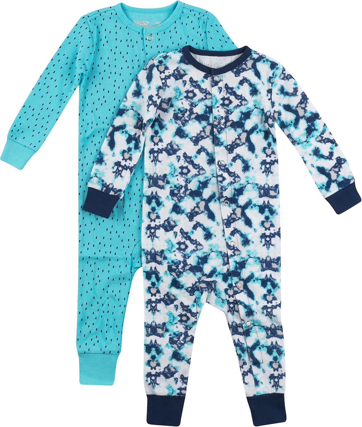 Hanes Ultimate Baby Flexy 2 Pack Sleep and Play Suits