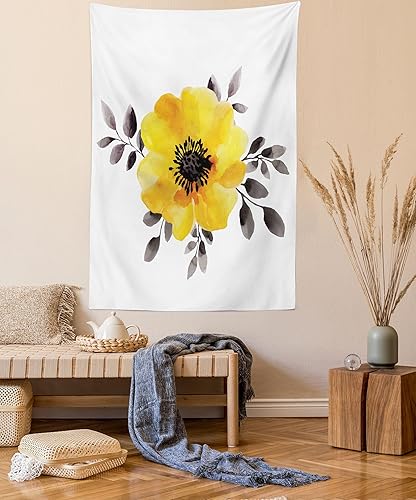 Miniatura 16 de Ambesonne Kraken - Tapiz vikingo con diseño de naves escandinavos de vela en las olas, pantalla retro, colgante de pared para dormitorio, sala de