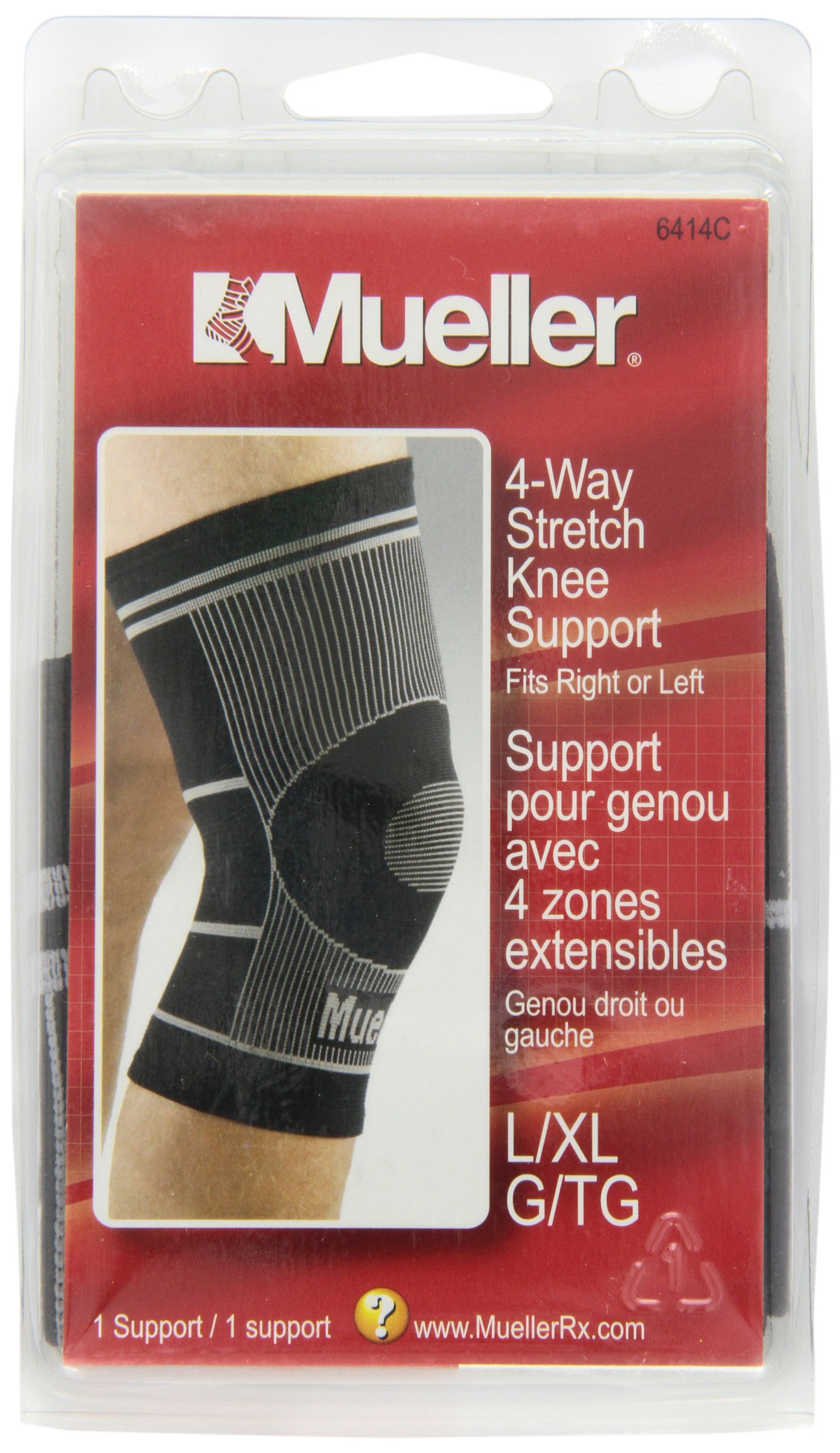 Tutore Ginocchio Elasticizzato Antimicrobial - Compressione 360° Con Trattamento Antimicrobico, Taglie M E XL - 3