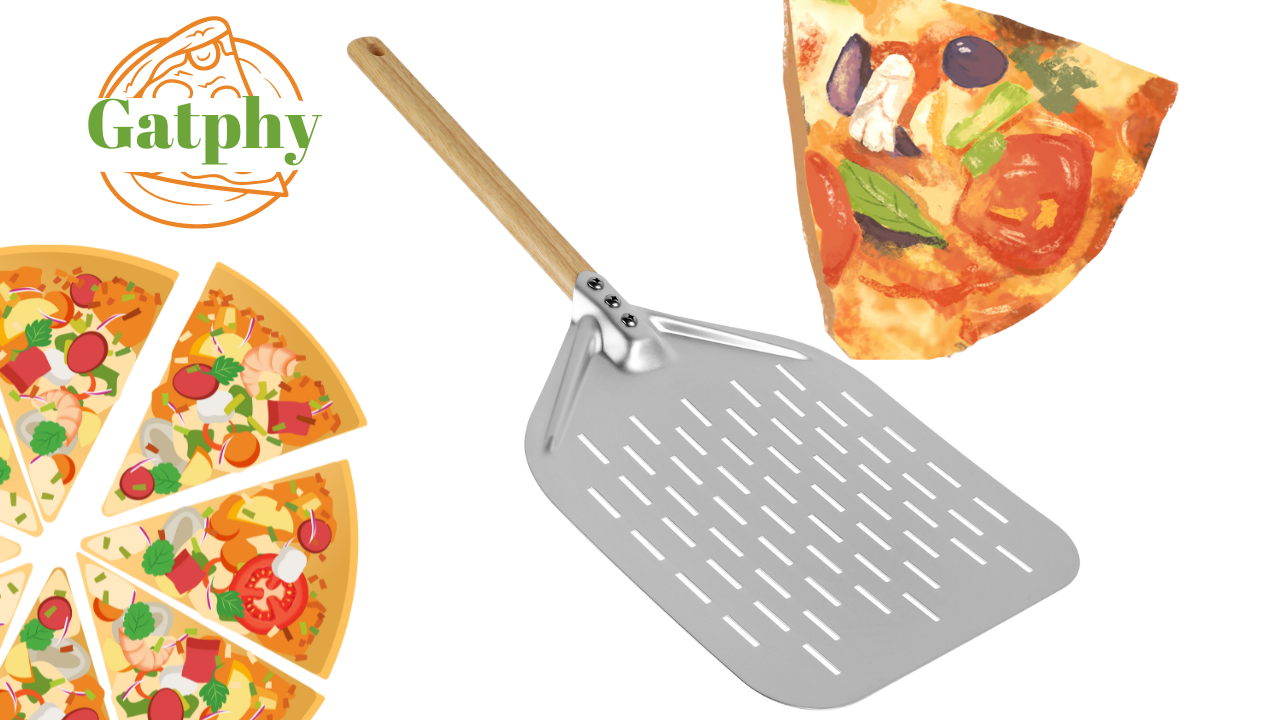 BAKAJI Pala Per Pizza In Legno Multistrato – 40x29 Cm Con Manico – Accessorio Da Forno Per Pizze Professionale – Colore Naturale