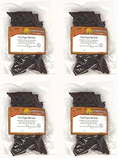 Alewel’s Country Meats Ghost Pepper Hickory Smoked Spicy Whole Muscle Beef Jerky 4 Ounce (Pack of 4) - Made With Ghost Chili Peppers