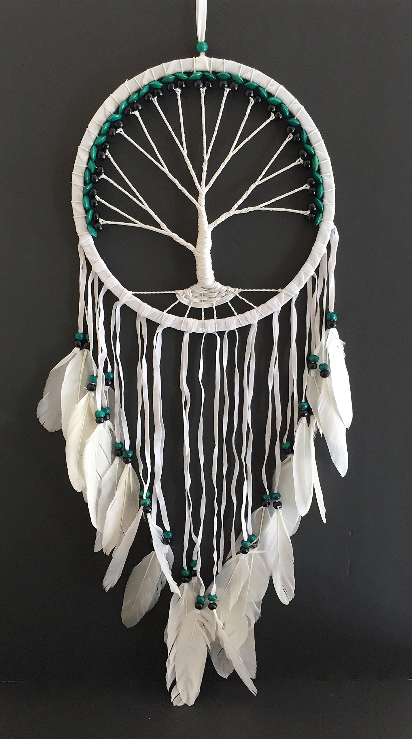 Amazon.com: Dream Catcher - Traditional Dreamcatcher Turquoise Blue ...