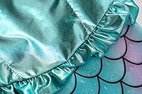 Vista 9 de Funna Disfraz de sirena para niñas, vestido de princesa con accesorios rosa, talla 3T