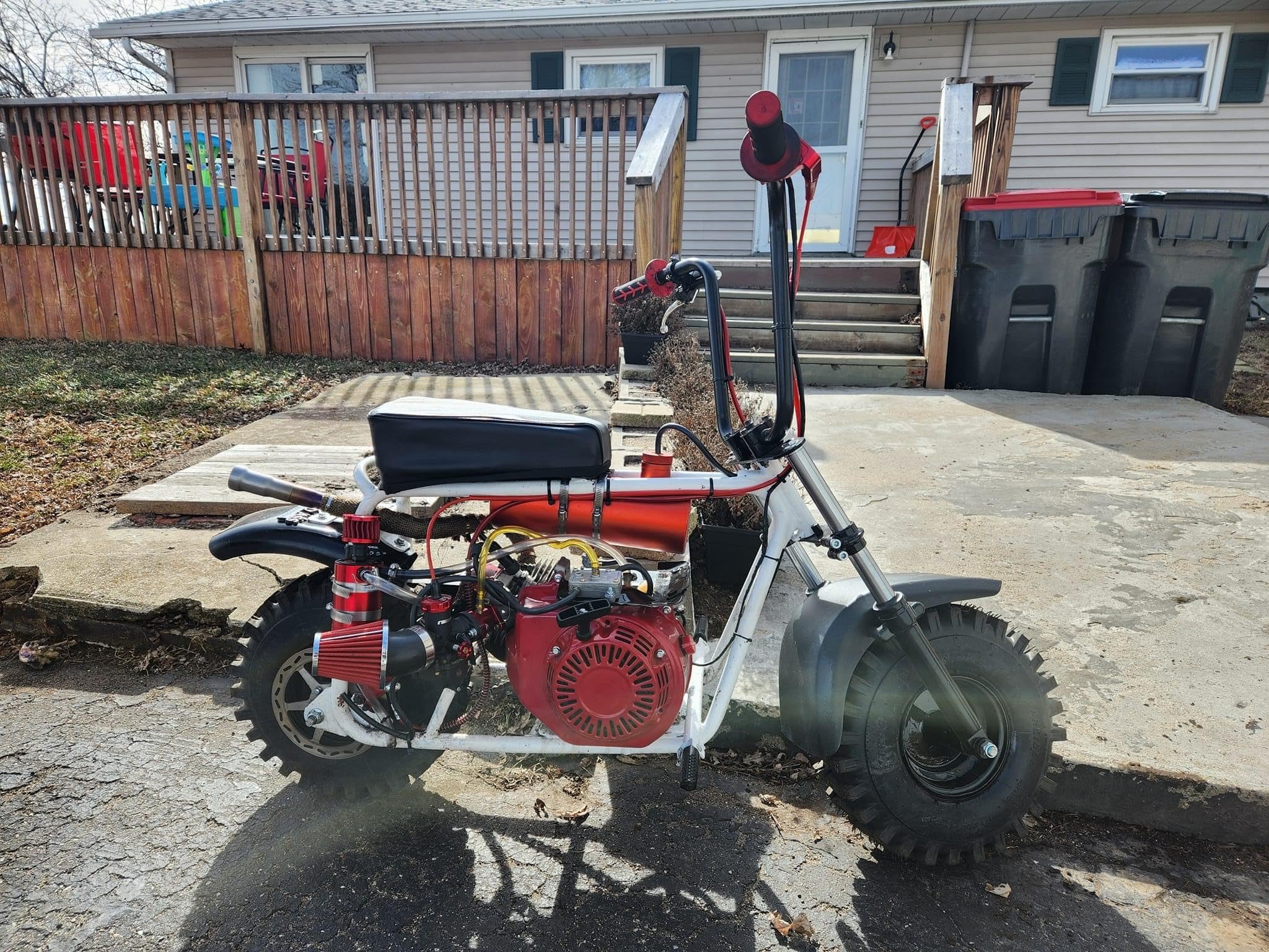 Amazon.com: JMCHstore Aluminum Mini bike Gas Fuel Tank