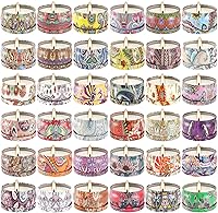 Vista 11 de Onebird Juego de 16 velas perfumadas de regalo, velas de aromaterapia de cera de soja pura natural, aceites esenciales para el hogar y las mujeres
