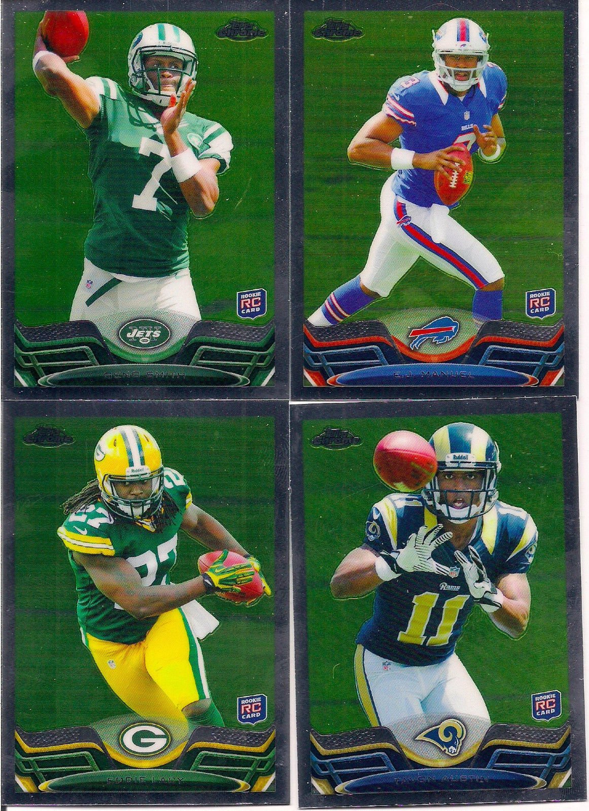 Amazon.com: 2013 Topps Chrome Football Complete 220 Card set