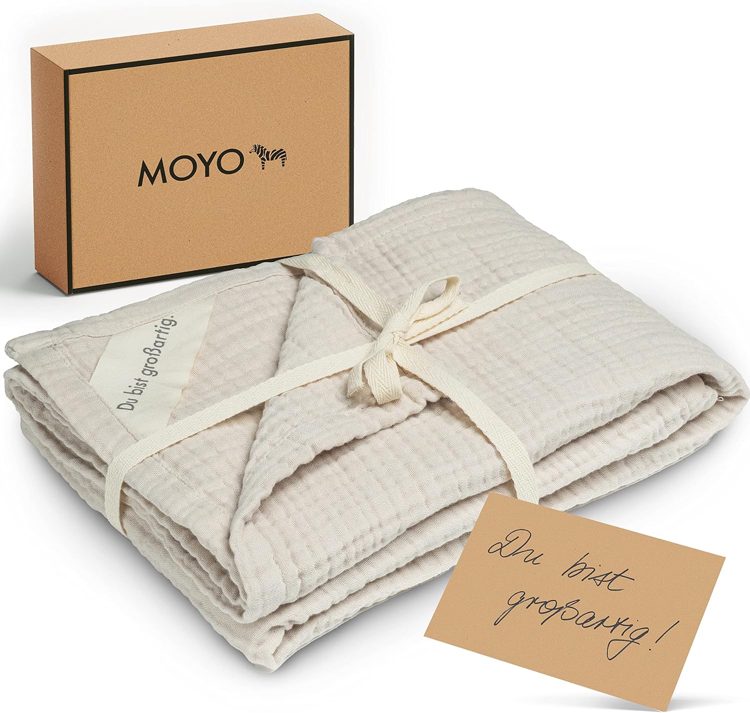 MOYO Babydecke Musselin traumhafte Babydecke aus BaumwollMusselin