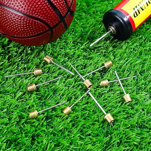 Miniatura 6 de WILLBOND Paquete de 100 agujas de bomba de baloncesto, agujas de inflado, agujas de bomba de aire con caja de almacenamiento para pelotas