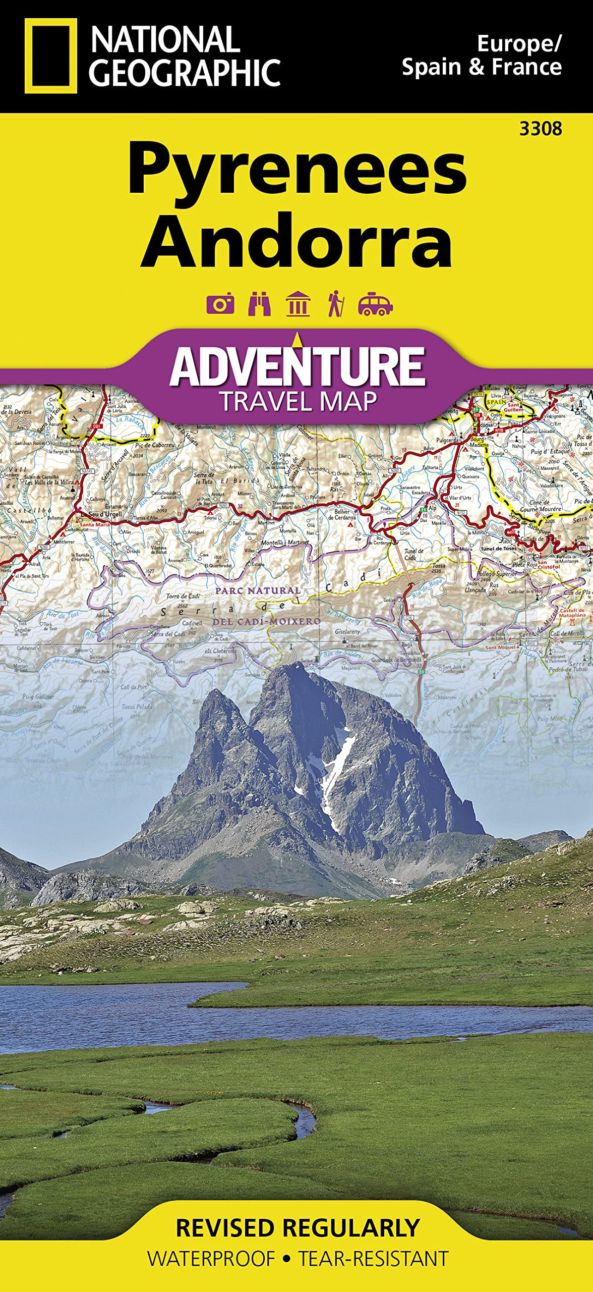 Pyrenees and Andorra Map: Adventure Maps (National Geographic Adventure Map)